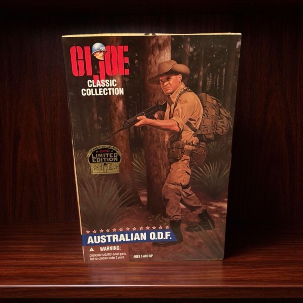 NIB Gi Joe Classic Collection Australian ODF White Army Kenner 25th Figure 12”
